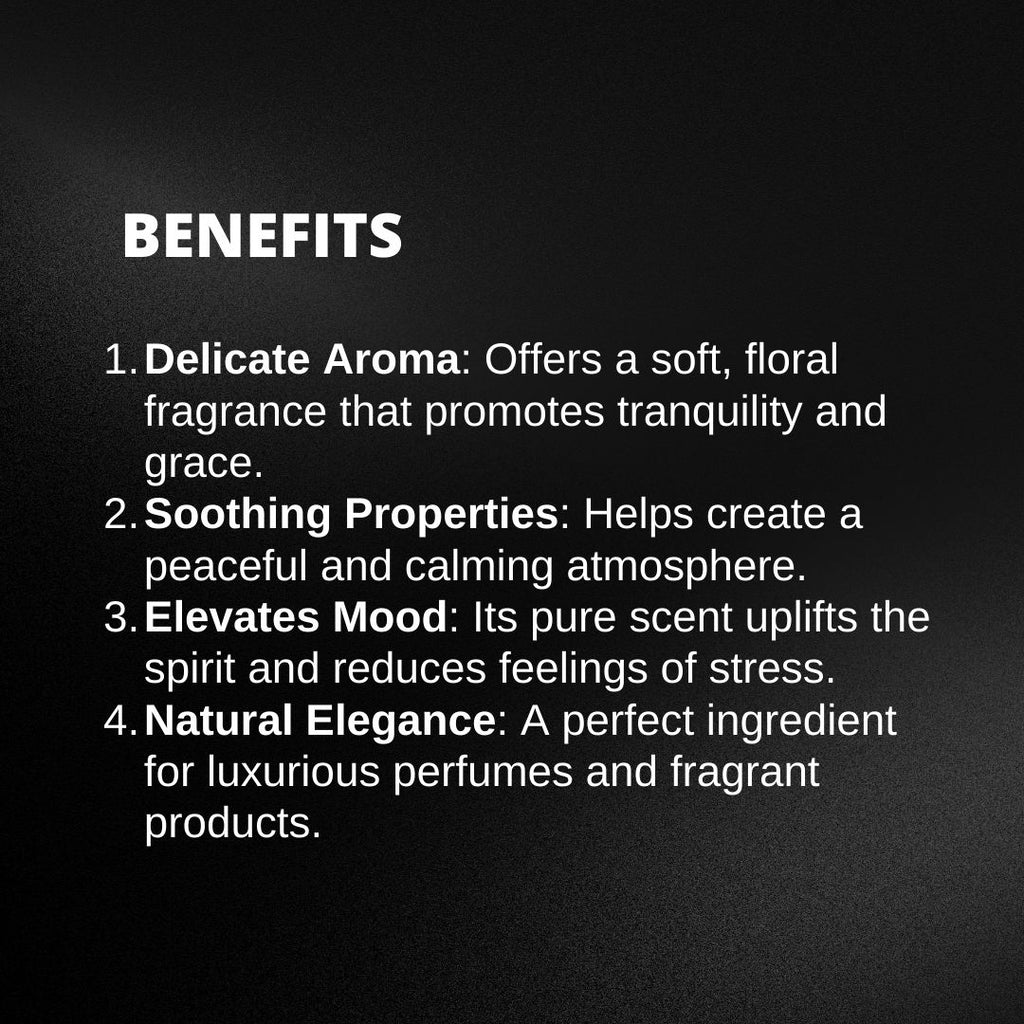White Orchid alcohol-free perfume oil detail